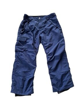 The North Face HyVent Snow Ski Pants Mens XL Blue Waterproof Cargo Winter